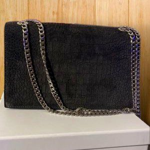 Brandon Blackwood Sophia Bag with Silver hardware